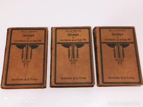 Libros antiguos: AMAYA ó LOS VASCOS EN EL SIGLO VIII - 1914 - 3 VOLÚMENES - COMPLETO